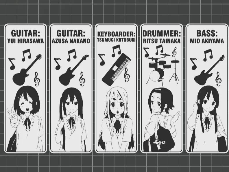轻音少女书签
