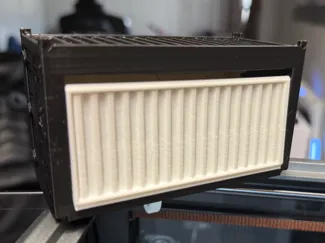 Updated Garage Door for smoother closing.