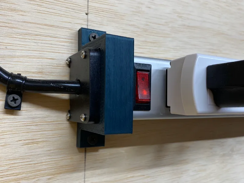 Power strip bracket