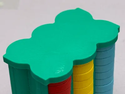 Lid for the Vantage wooden skill token holder