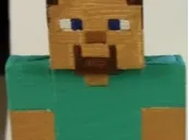 minecraft Steve with cape