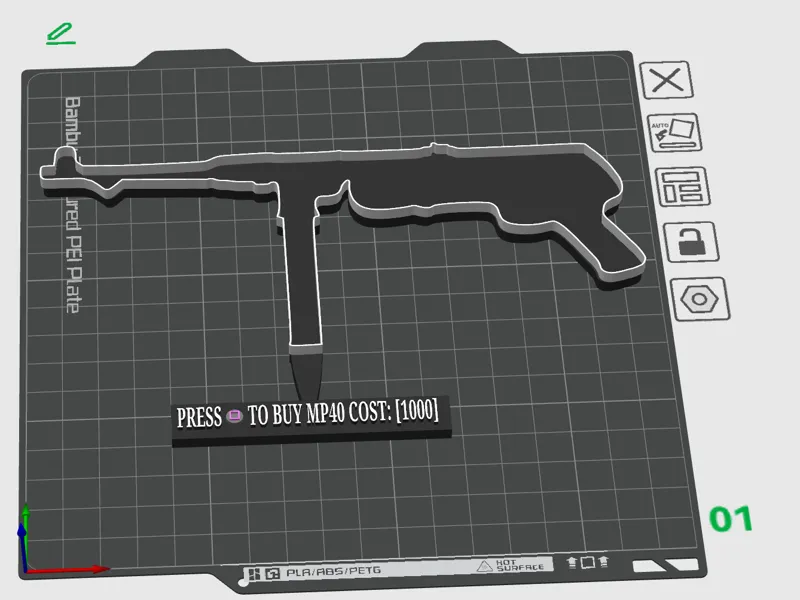 COD MP40 wall buy