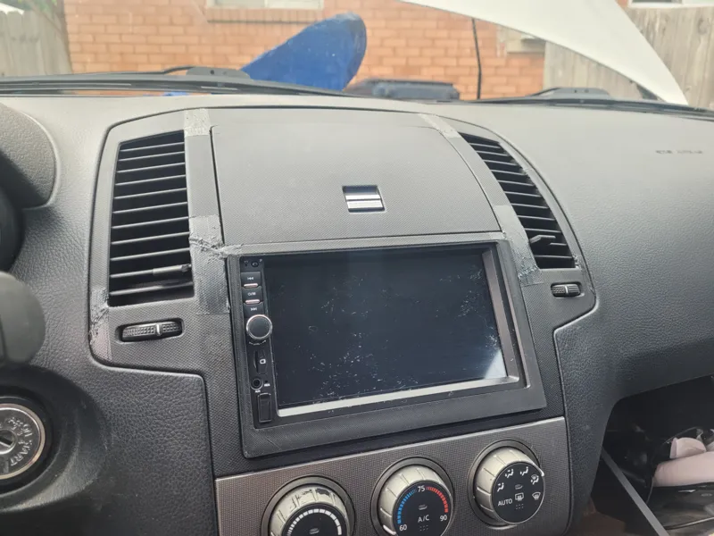 02-06 Nissan Altima aftermarket car stereo spacer