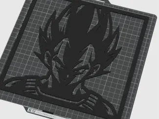tableau mural anime Dragon Ball Z Bijita