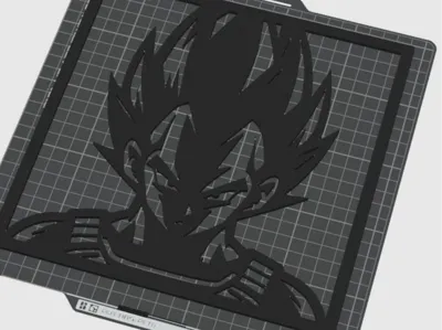 Dragon Ball Z Bijita anime wall art