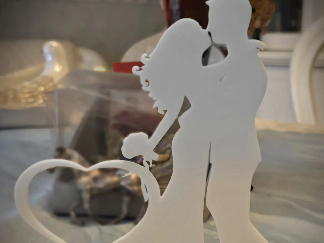 Wedding Couple with Base - Free 3D Print Model - MakerWorld