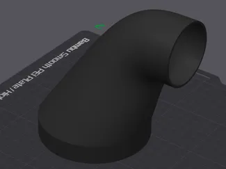 Parametric Exhaust Adapter 90° & off-center