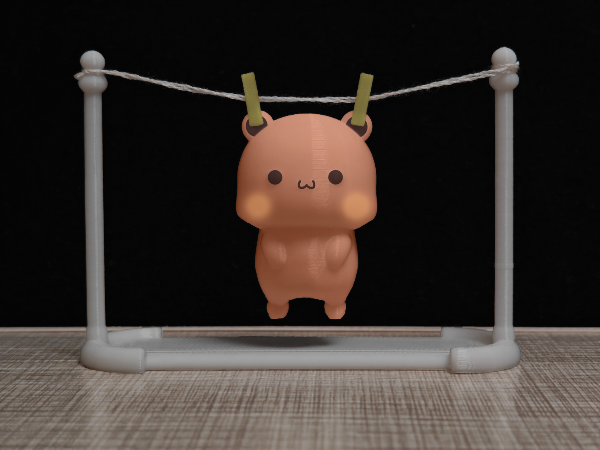 情侣熊系列-晾衣杆上的布布（Couple Bear-clothes rack_bubu）