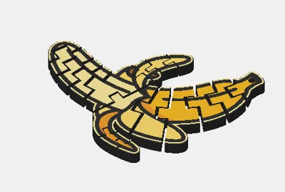 Flexi Banana Keychain