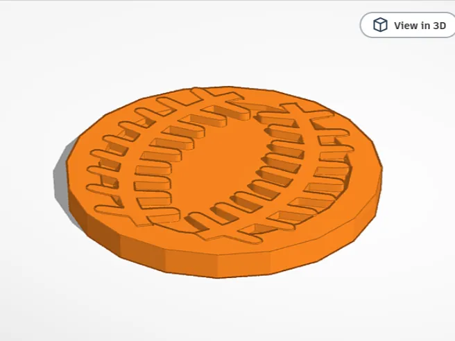 baseball coaster