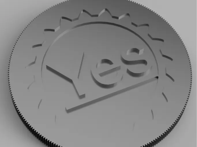 Flip coin for decidments 