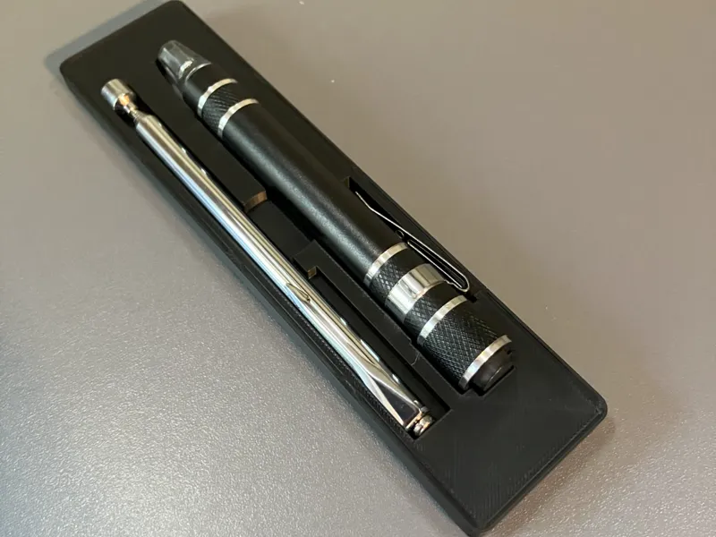 Precision Screwdriver and Magnet Holder-Gridfinity
