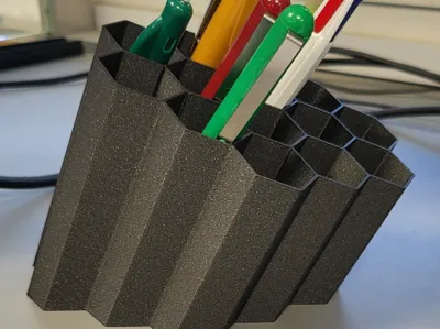Honeycomb Pen Holder
