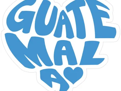 Guatemala Heart Keychain