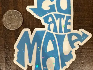 Llavero de Mapa de Guatemala