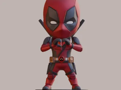 chibi deadpool