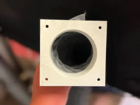 Laser Exhaust Flange Mount