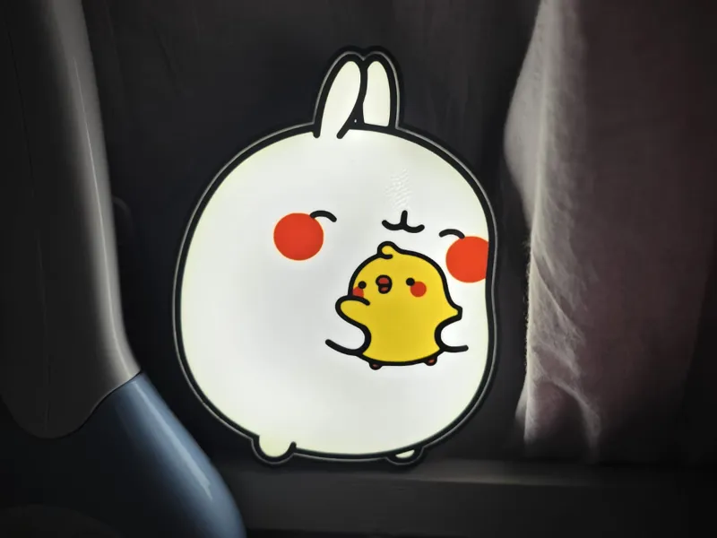 Molang Leuchtkasten