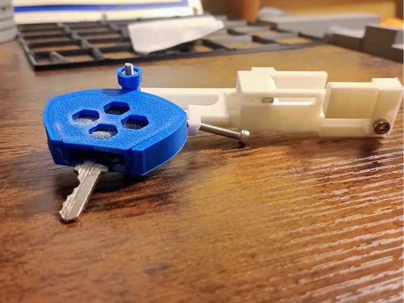 universal spring loaded key holder