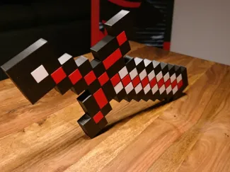Minecraft Sword and Pickaxe