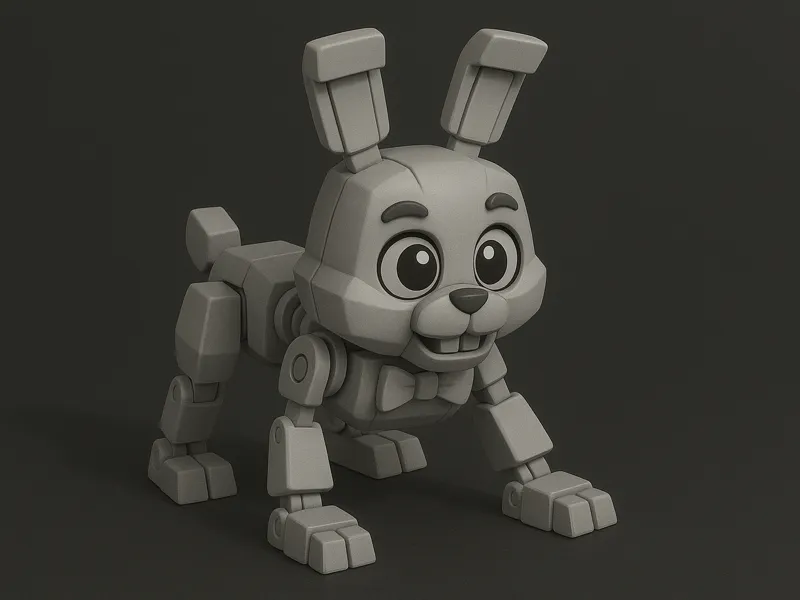 Robo bunny without head