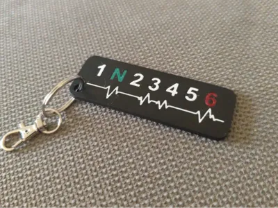 MOTORCYCLE KEYCHAIN
