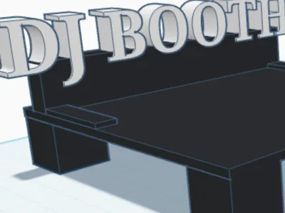 Dj Booth Laptop Stand