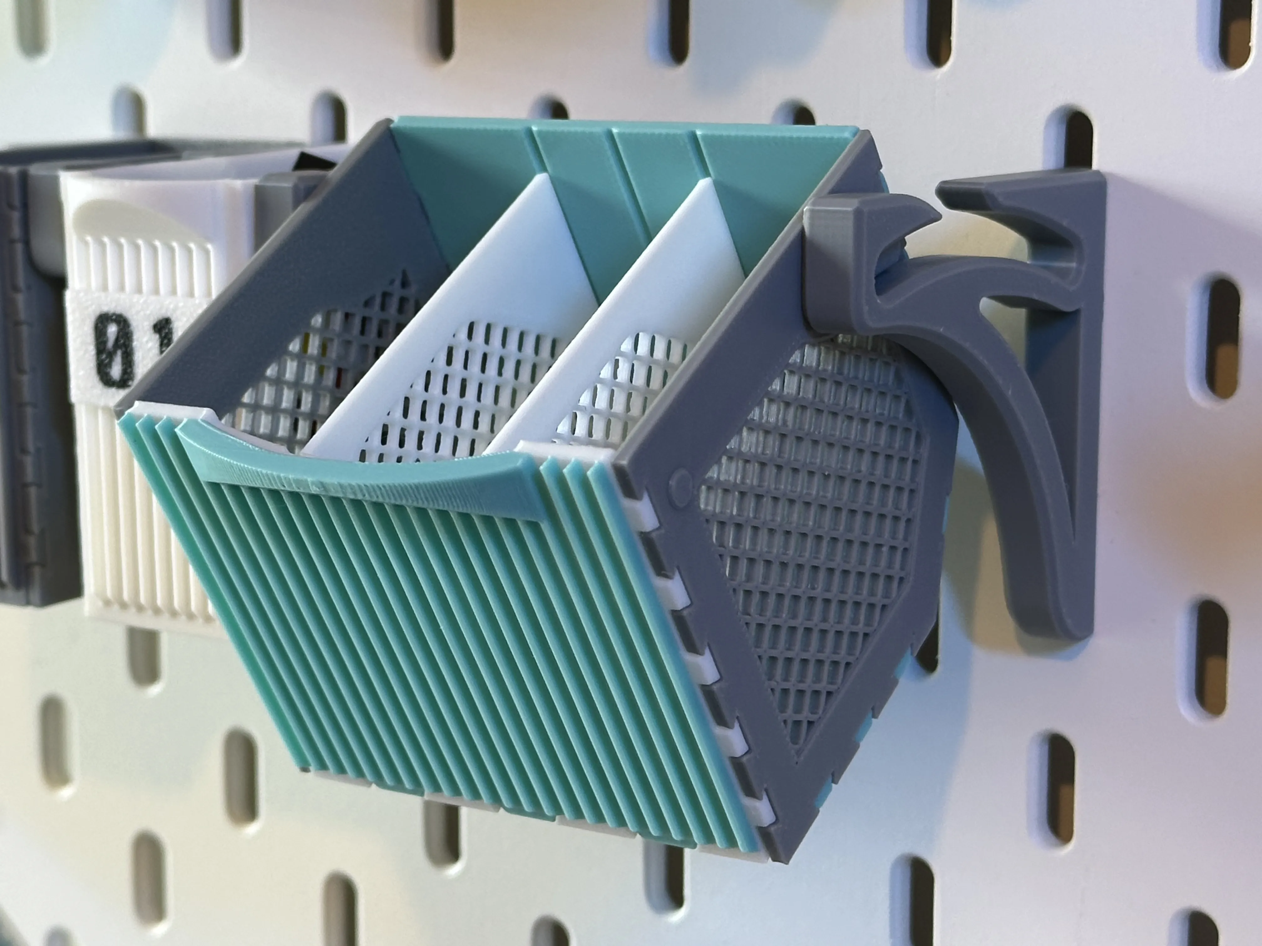 Quick Box Rackaiter Sliding Quick-Access Storage Box for Skadis - Free 3D Print Model ...