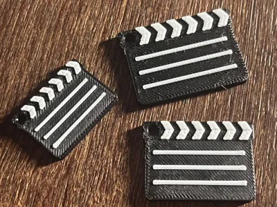 Film Clapperboard Keychain