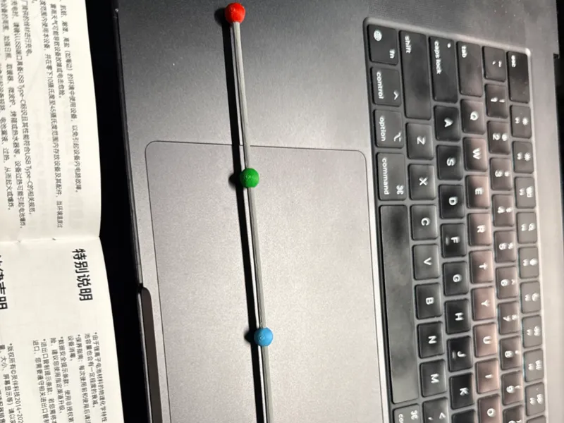 用于计算机轨迹识别的带有标记点的穿刺针