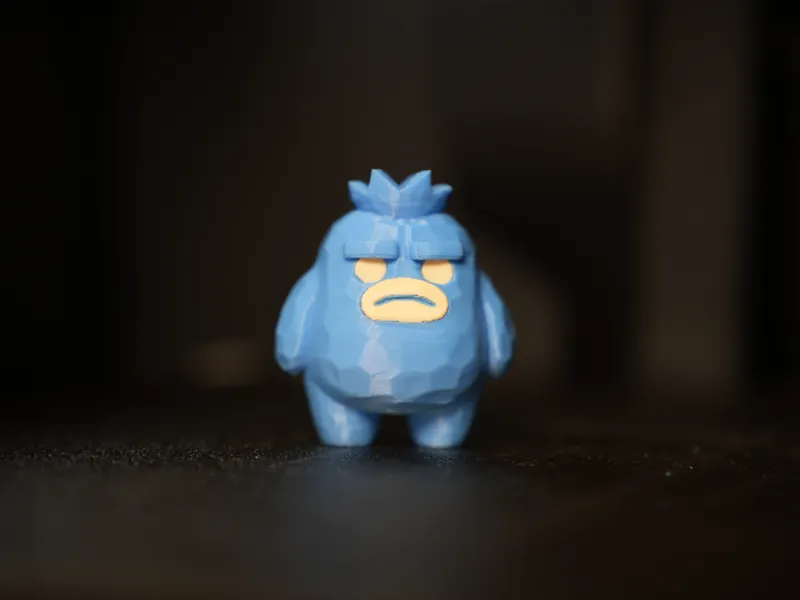 不想上班的小丑人摆件