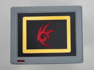Shadow the Hedgehog tribal screen insert.