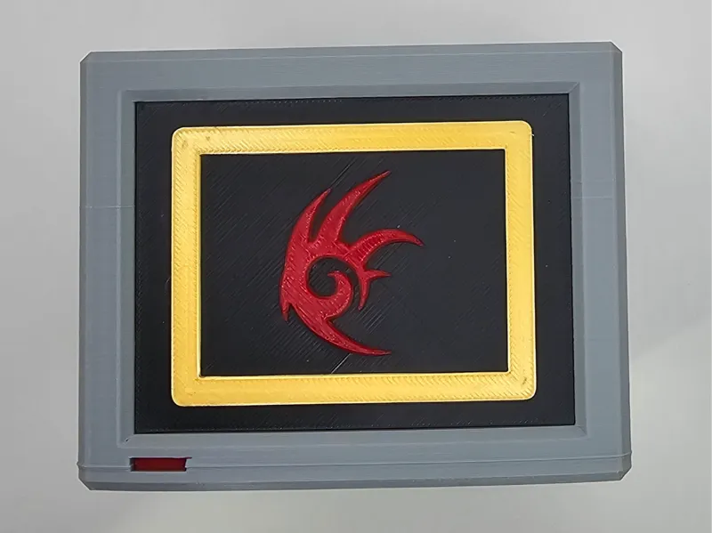 Shadow the Hedgehog tribal screen insert.