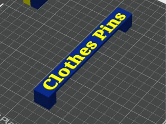 Clothes Pin Holder 