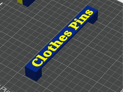 Clothes Pin Holder 