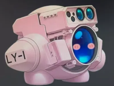 LY-1 Blade of Light Falcon One Laser Weapon Cute Piggy Edition