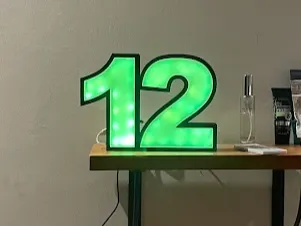 Lampada numero 12