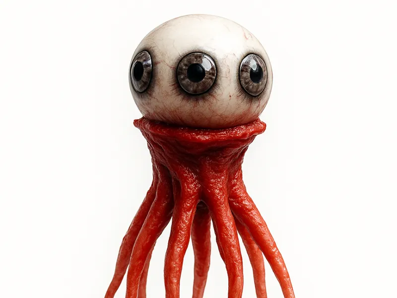 EYEBALL OCTOPUS DROIT DE ALIEN EARTH