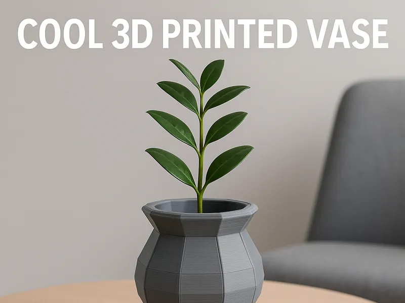 Cool #d printed vase