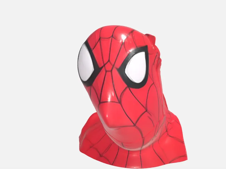 spiderman head phone holder