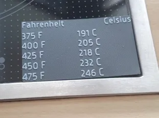 Fahrenheit to Celcius Note