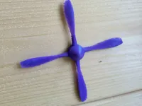 Hélice passive 80 mm pour mini-avion de vélo — photo 1