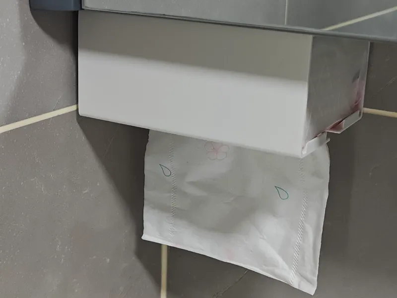 卫生间迷你纸巾收纳盒