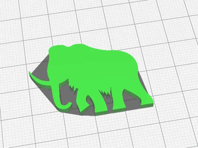 Wolly Mammoth Flat Model