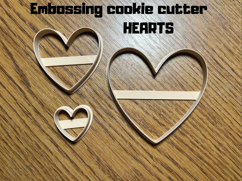 Heart cookie cutte (3sizes)