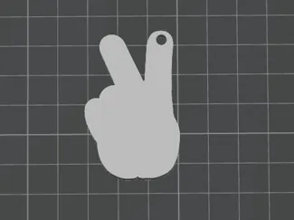 Victory hand sign