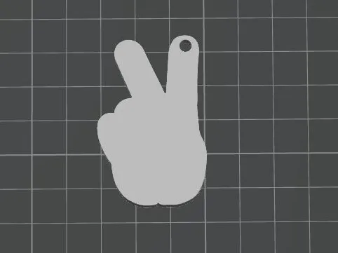 Victory hand sign