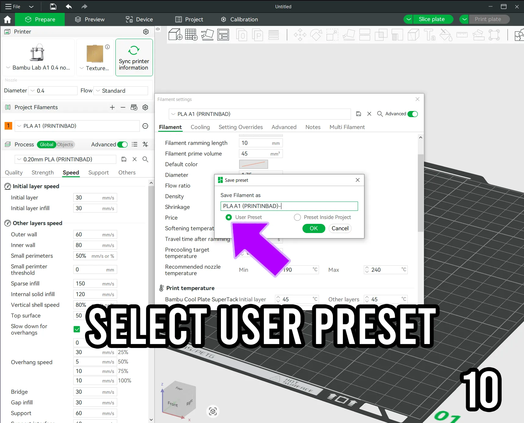 Bambu Lab A1 – Improved Presets by PrintinBad - Free 3D Print Model ...