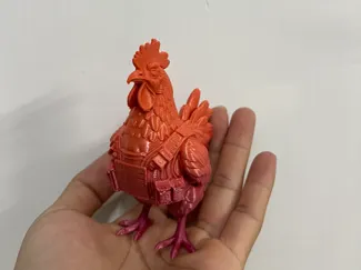 穿防弹衣的公鸡