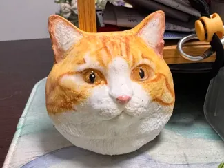 猫咪头雕
